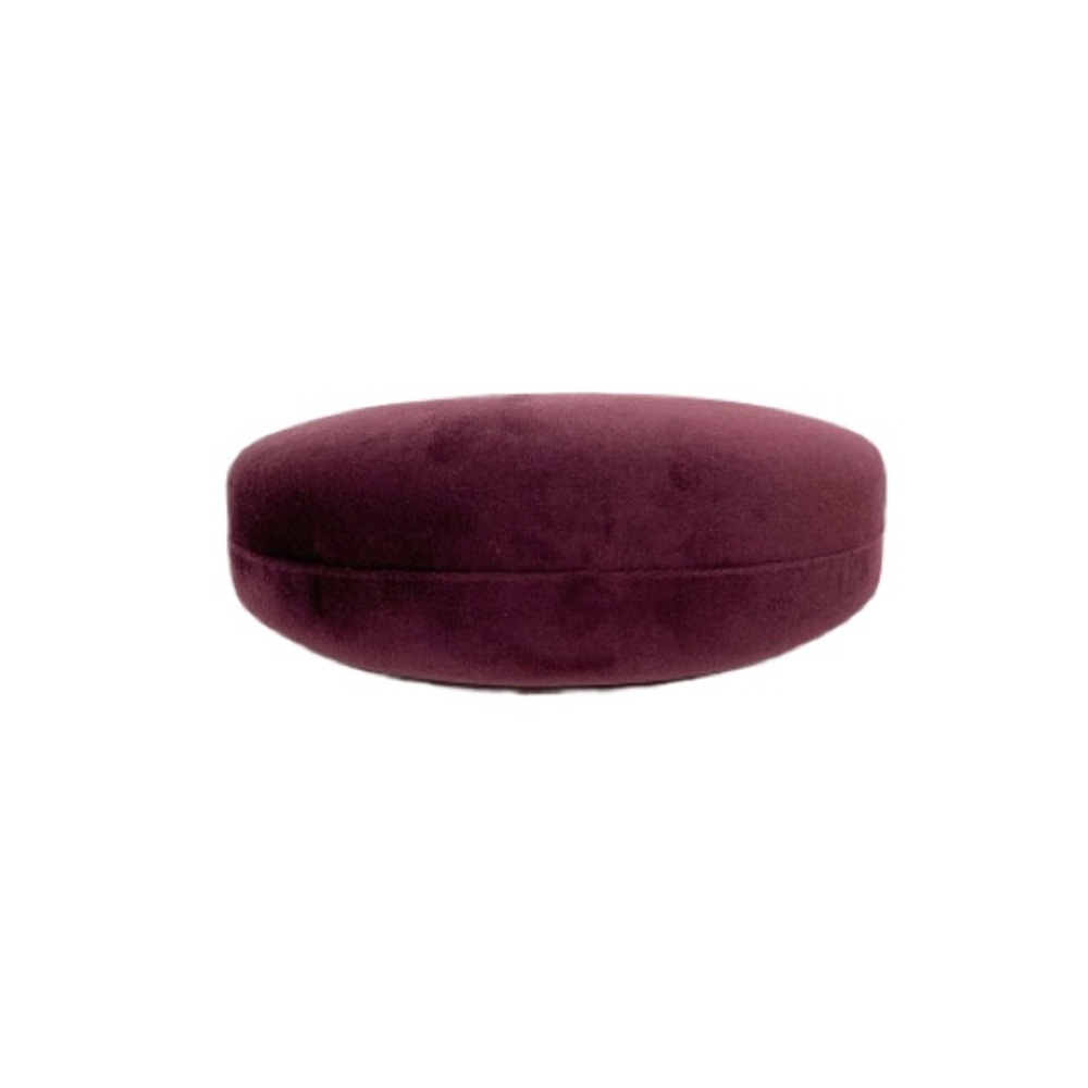 A New Day Solid Warm Plum Purple Velvet Sunglasses & Eye Glass Case New Nwt